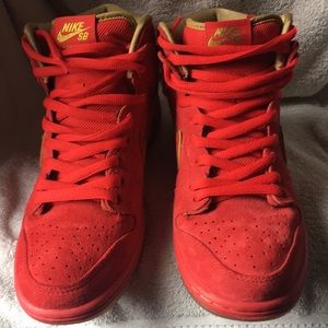 Nike Dunk High Premium SB / UNVRSTY RD-MTLLC
